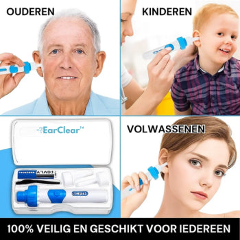 EarClear™ | Elektrische Oorsmeer Verwijderaar