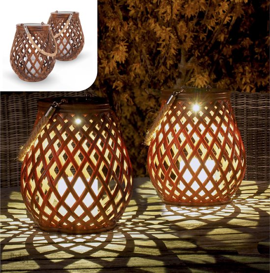 Luxe Solar LED Lantaarn Op Zonne-Energie