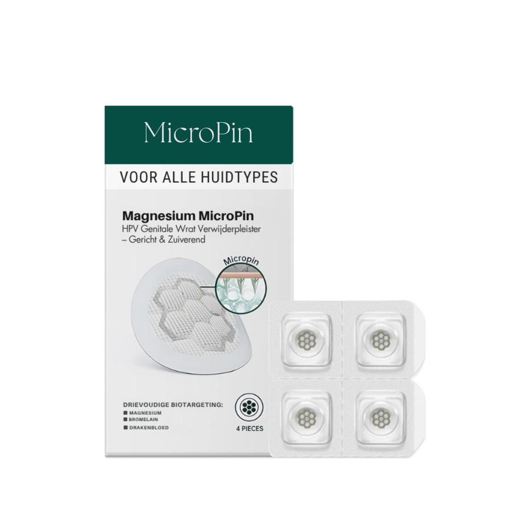 MicroPin HPV Magnesium Patch – Pijnloze Genitale Wratverwijdering in 14 Dagen