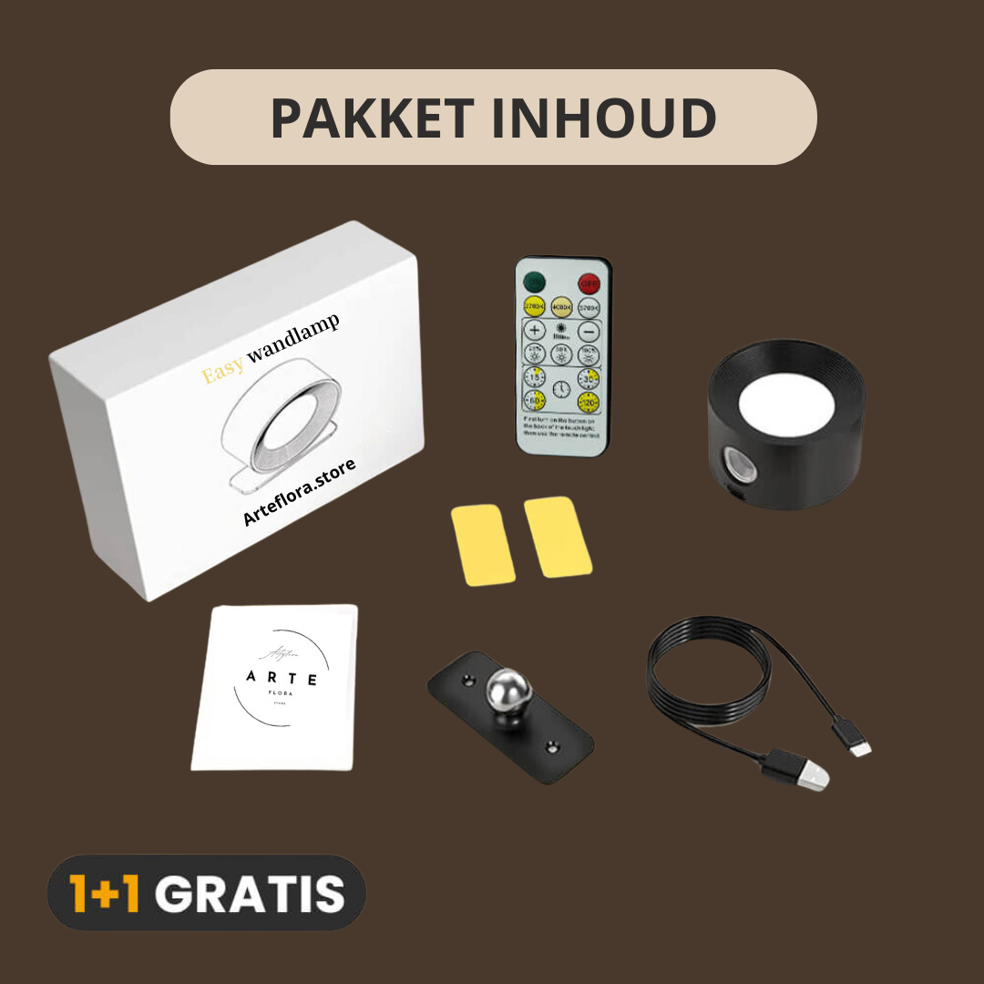 Easy Wandlamp. Plaats je wandlamp zonder gedoe!