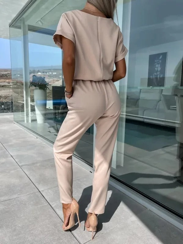 BELLA | Jumpsuit Met V-Hals