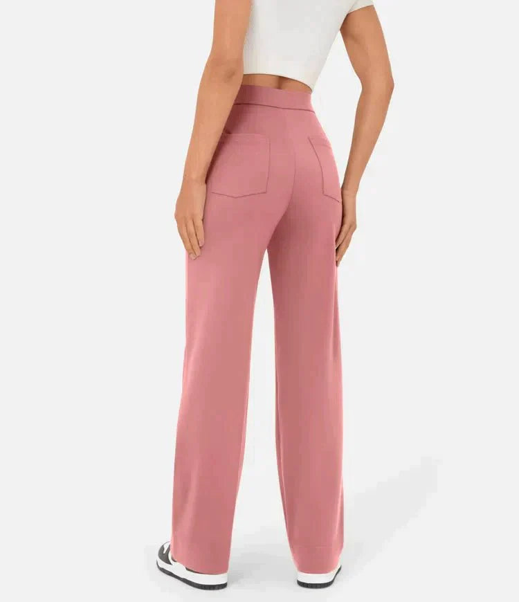 High-Waisted Elastische Broek