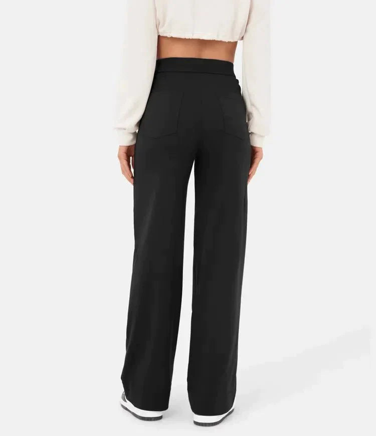 High-Waisted Elastische Broek