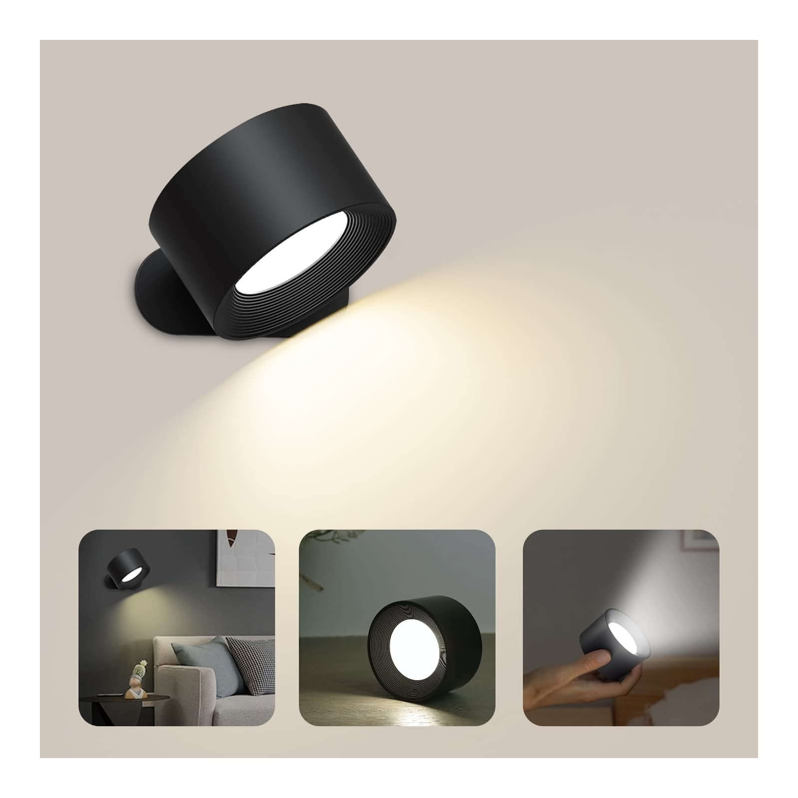 LED Wandlamp Oplaadbaar