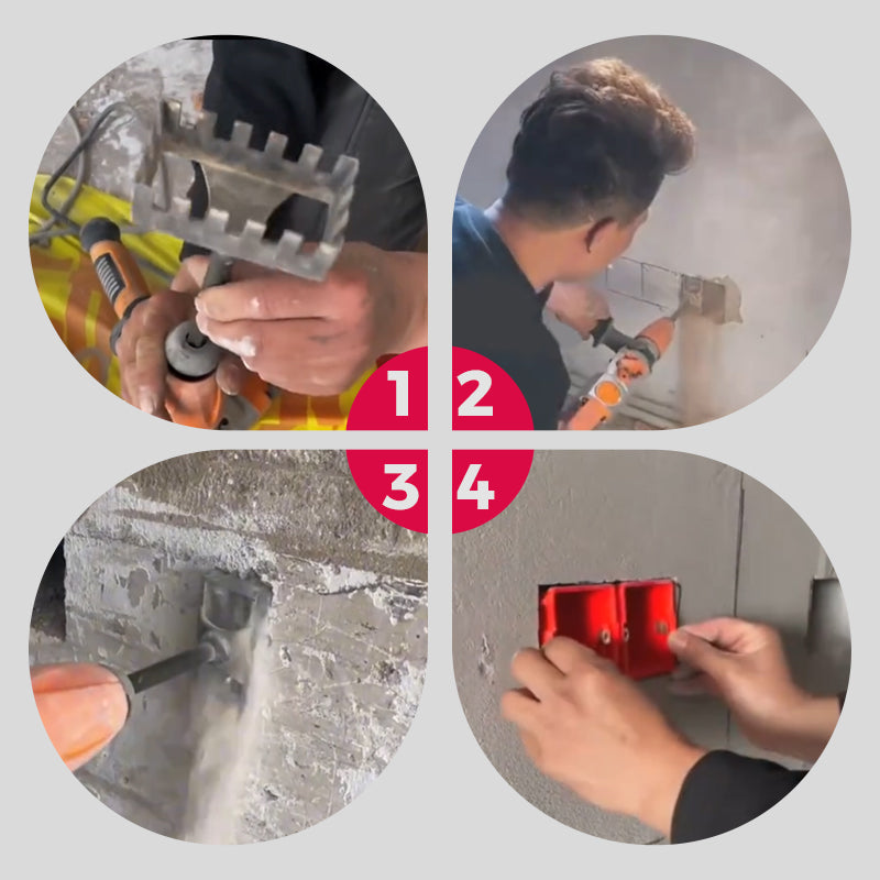 BoxTech | Creatieve Vierkante Gatenzaag Voor Elektriciteitsdozen