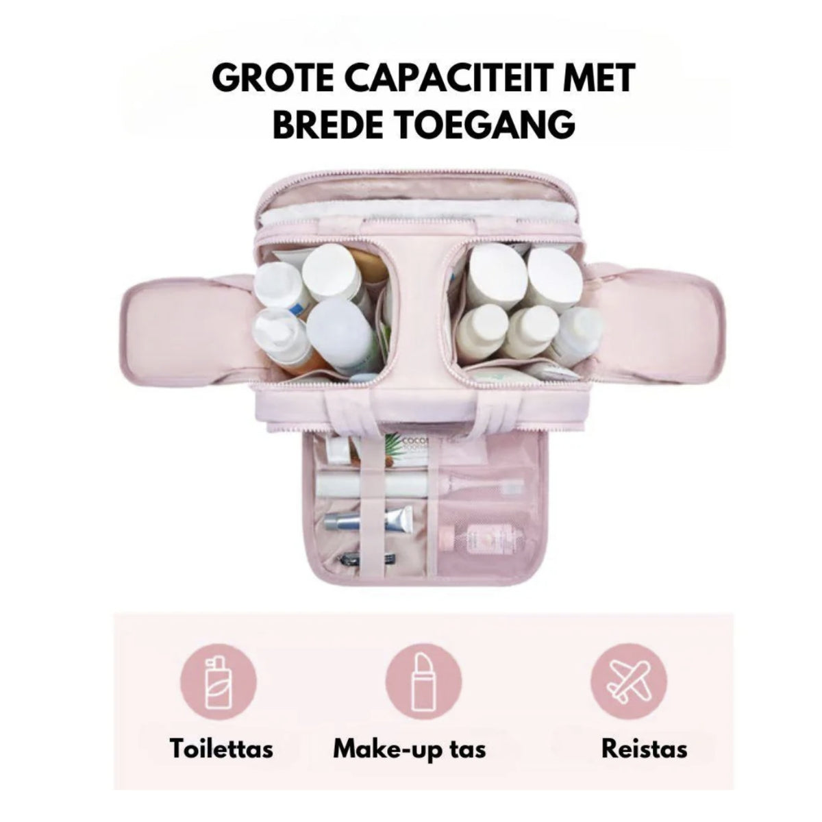 Organizer Toilettas - Slim inpakken, fris aankomen