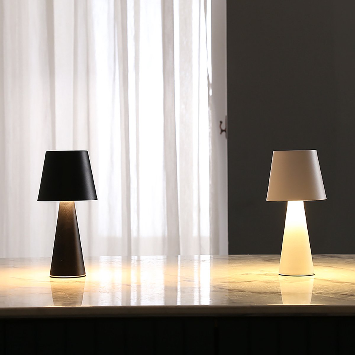 FJORD | LED Tafellamp Touch-dimbaar & Oplaadbaar